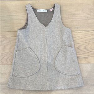 Gray Sleeveless Kids Dress